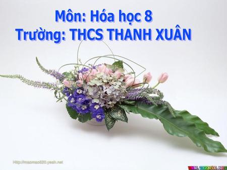 Trường: THCS THANH XUÂN