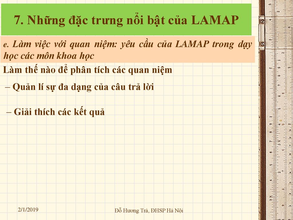 7. Những đặc trưng nổi bật của LAMAP