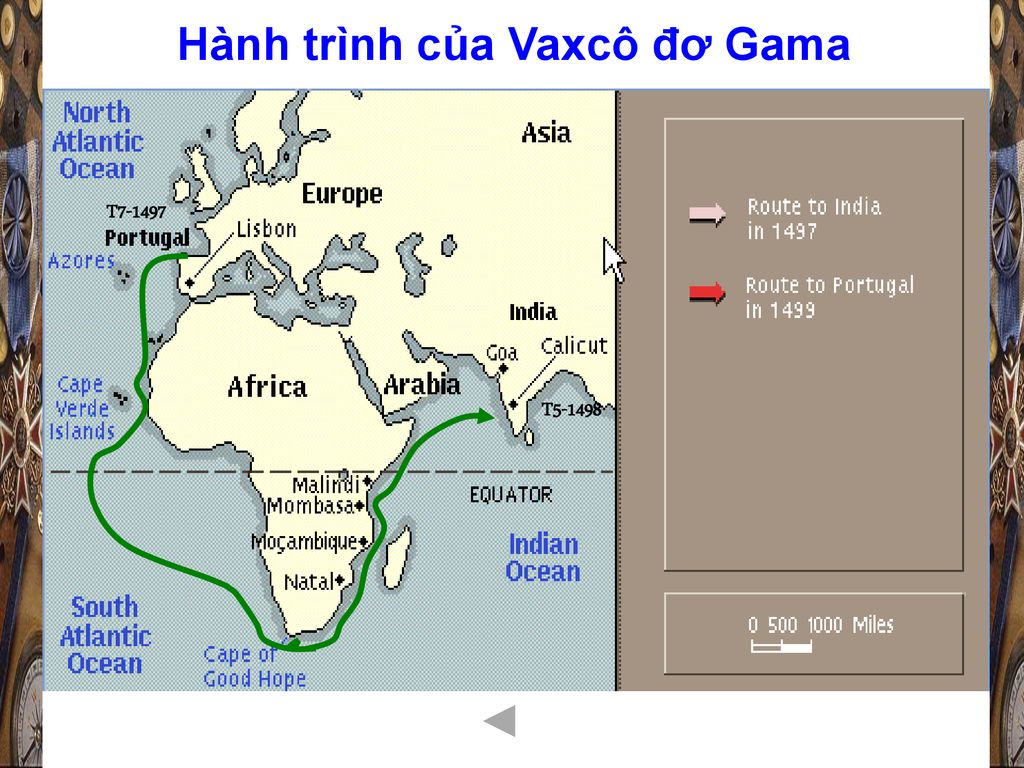 Hành trình của Vaxcô đơ Gama