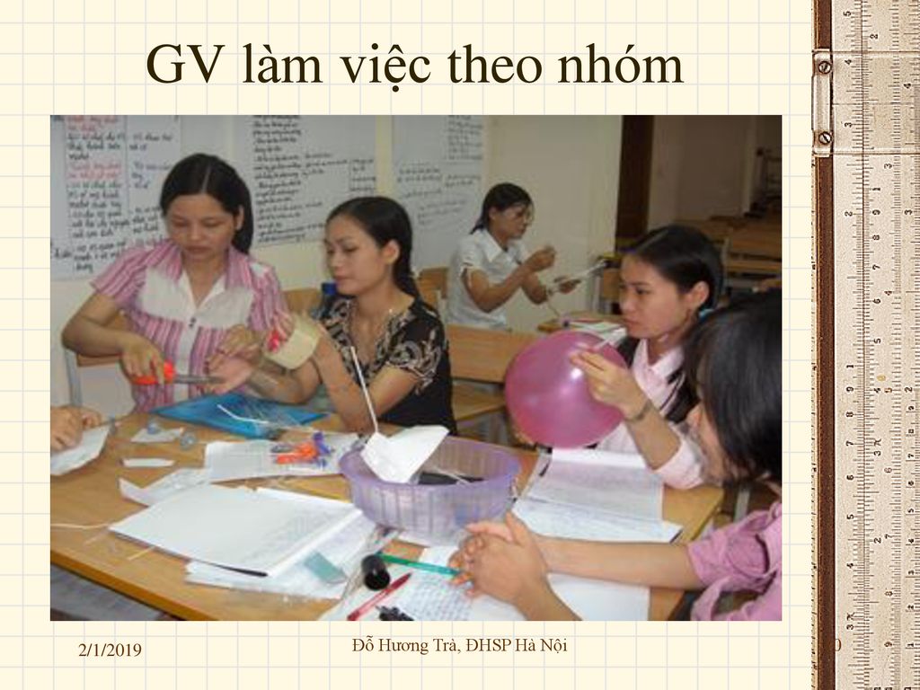 GV làm việc theo nhóm 2/1/2019 Đỗ Hương Trà, ĐHSP Hà Nội
