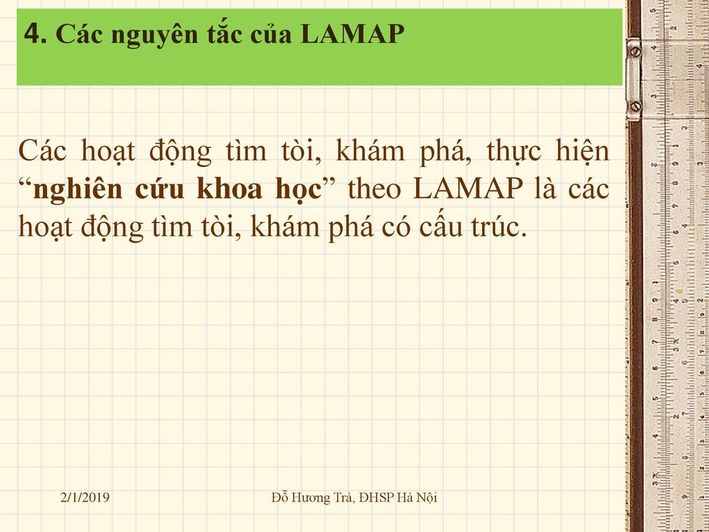 4. Các nguyên tắc của LAMAP