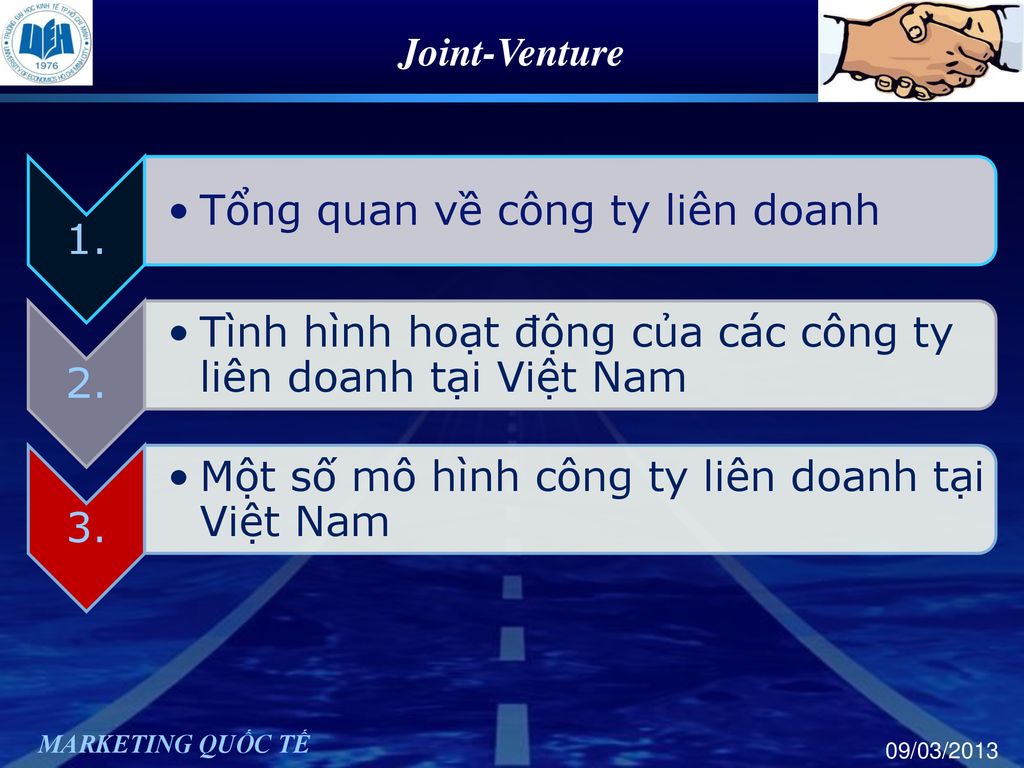 1. Tổng quan về công ty liên doanh. 2. Tình hình hoạt động của các công ty liên doanh tại Việt Nam.
