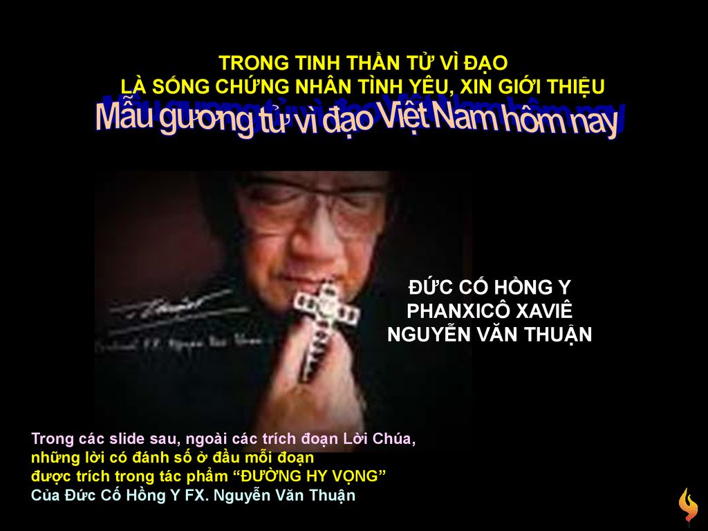 Mẫu gương tử vì đạo Việt Nam hôm nay