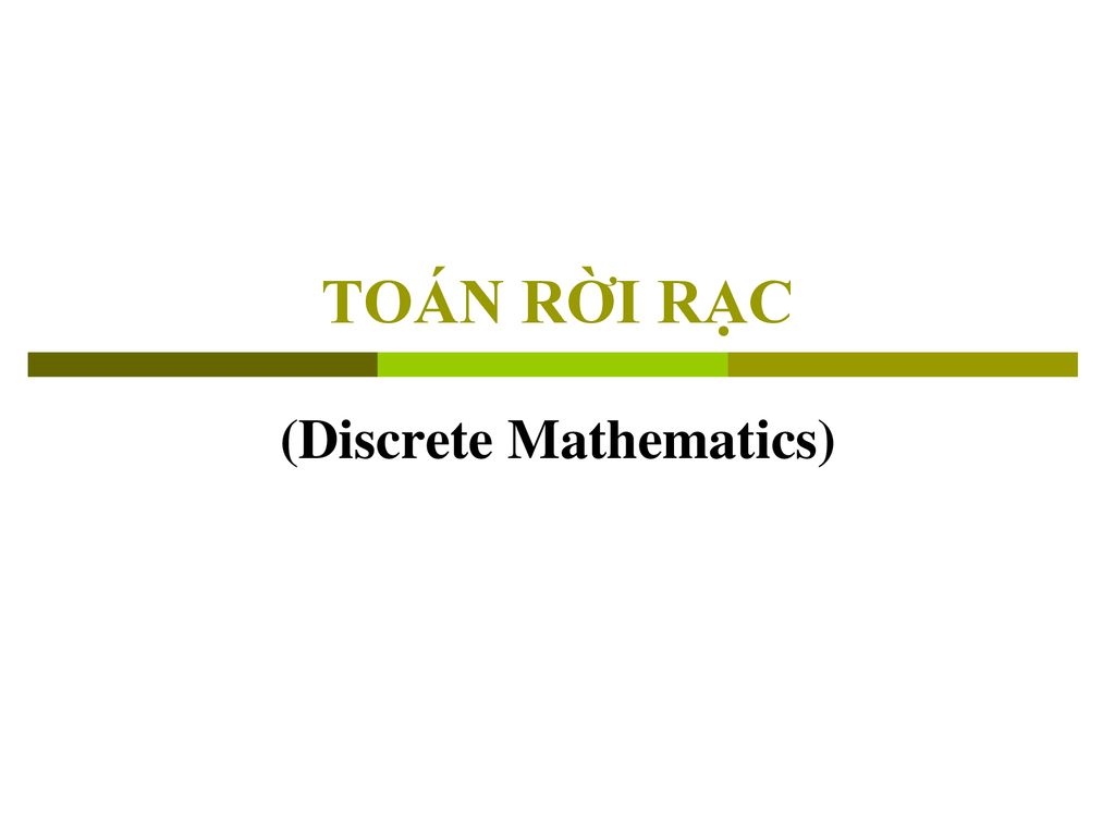 (Discrete Mathematics)