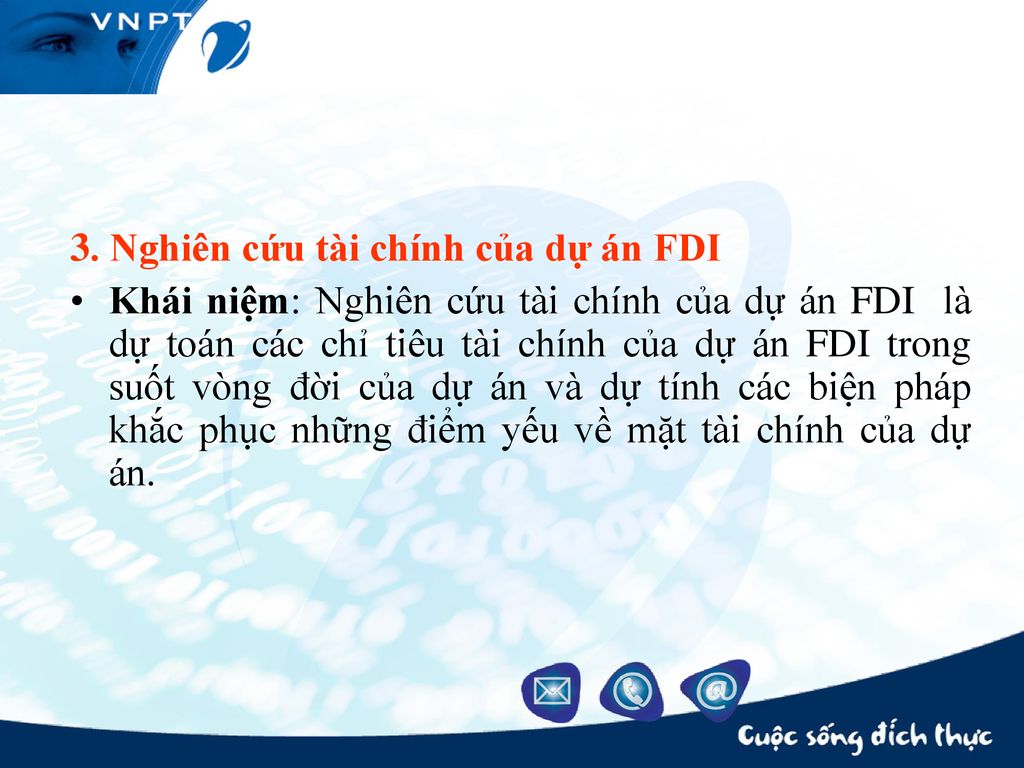3. Nghiên cứu tài chính của dự án FDI