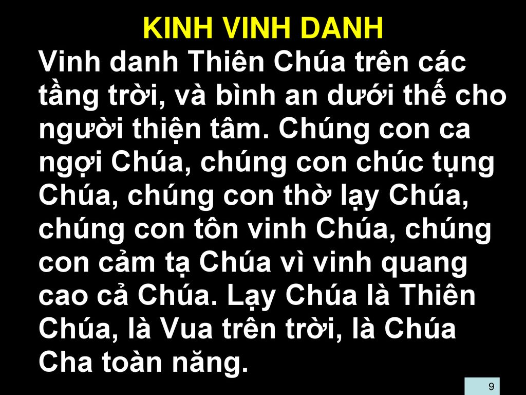 KINH VINH DANH