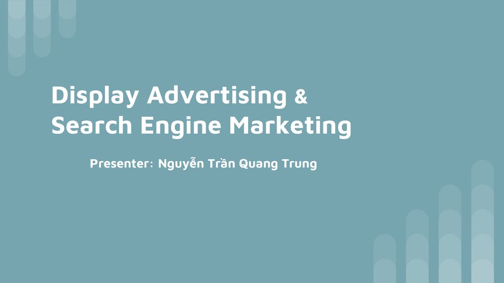 Display Advertising & Search Engine Marketing