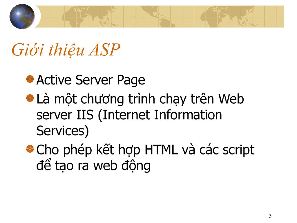 Giới thiệu ASP Active Server Page