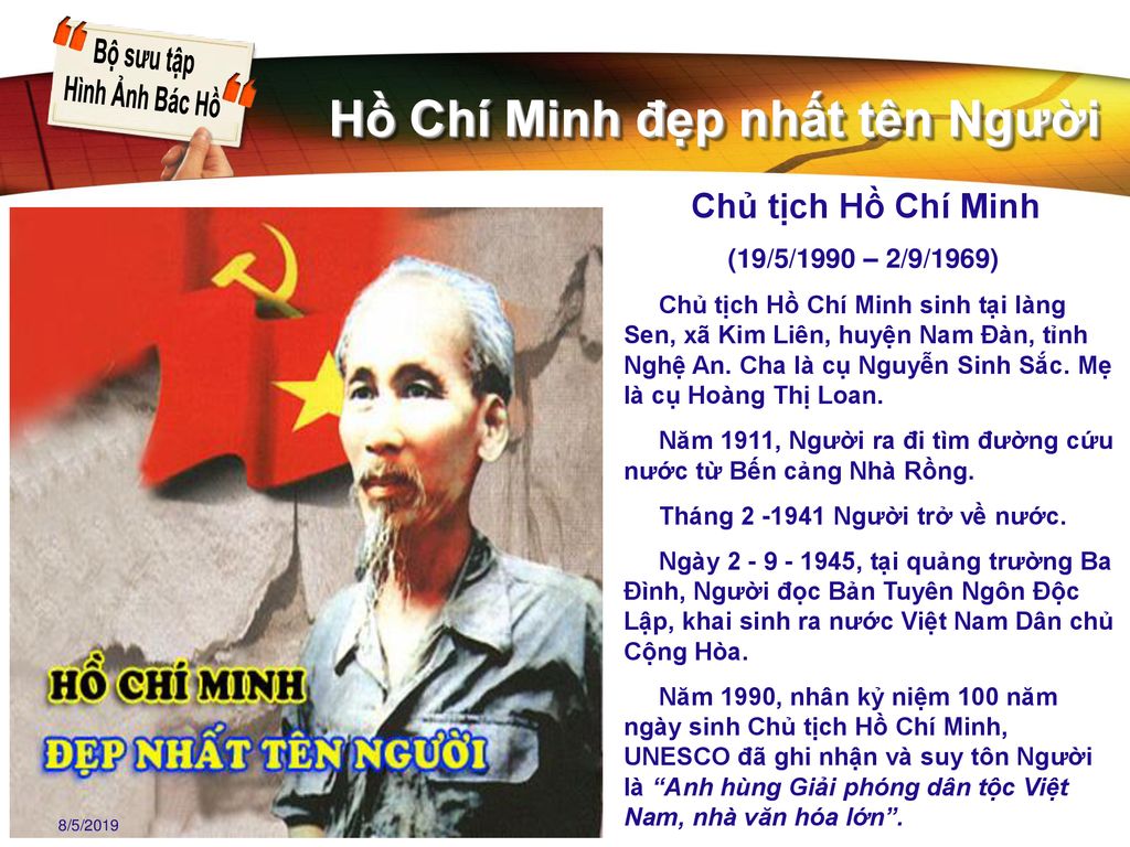 Hồ Chí Minh đẹp nhất tên Người
