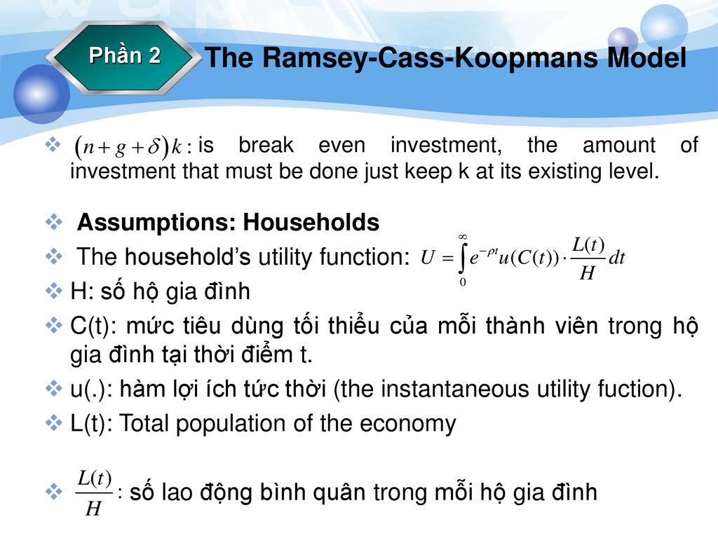 The Ramsey-Cass-Koopmans Model