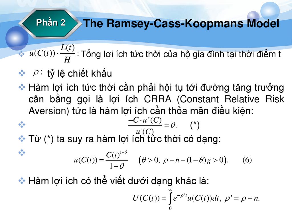 The Ramsey-Cass-Koopmans Model