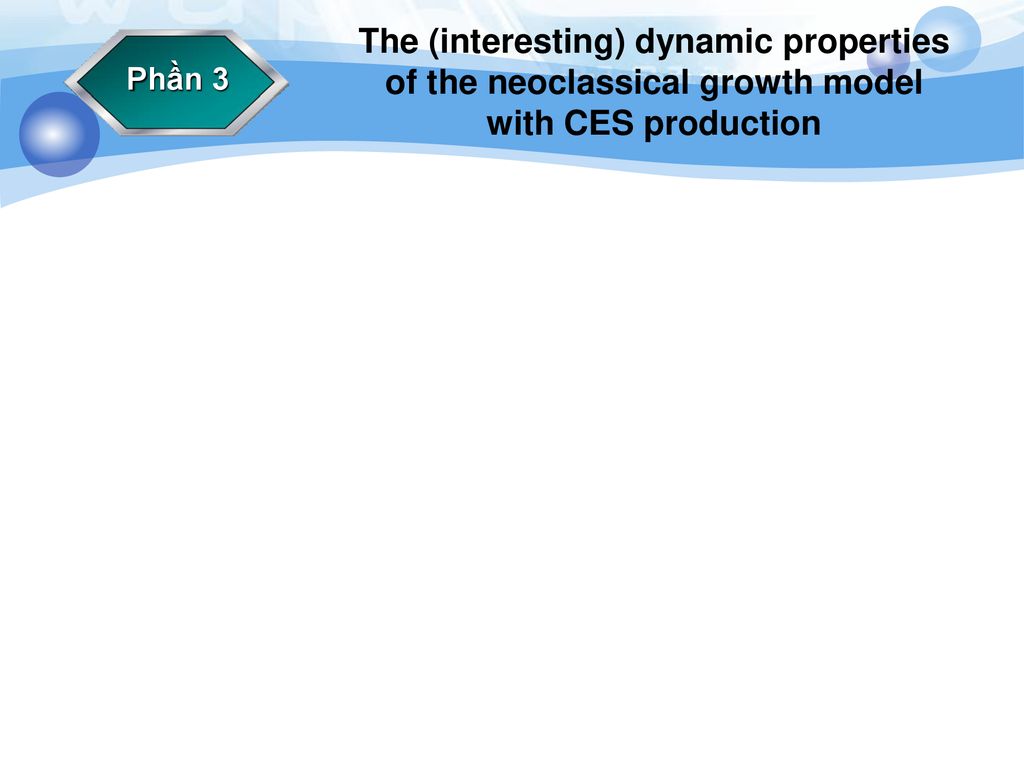 The (interesting) dynamic properties of the neoclassical growth model with CES production